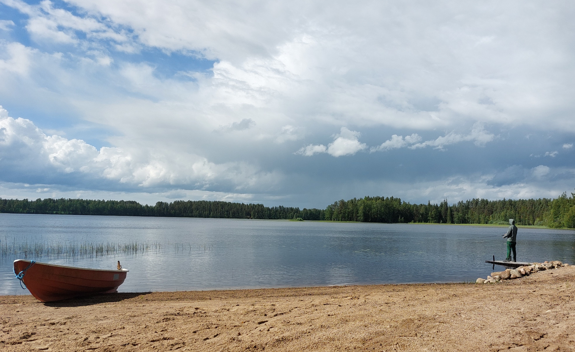 Korhosjärvi on mukavan kalaisa järvi